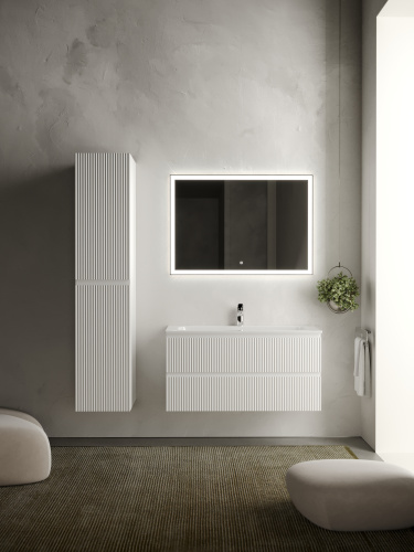 Тумба под раковину Sancos SNOB R SNR100W 99,5х44,5х50 настенная - фото 2